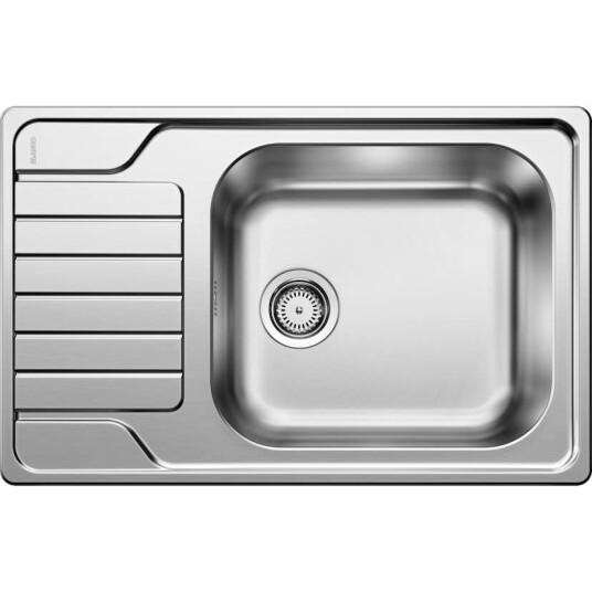 Kjøkkenvask Blanco Dinas XL 6 S Compact i Rustfritt Stål med Avrenningsområde Kjøkkenvask Blanco Dinas XL 6 S Compact i Rustfritt Stål med Avrenningsområde