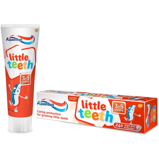 Aquafresh Barnetannkrem Little Teeth 3 5 år Aquafresh Barnetannkrem Little Teeth 3 5 år