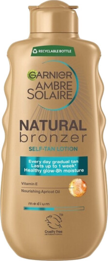 Garnier Ambre Solaire Natural Bronzer Self Tan Milk 175ml