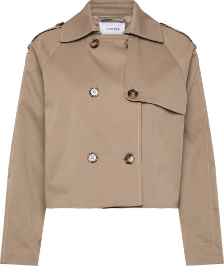 Coster Copenhagen Short Trench Jacket Beige 34