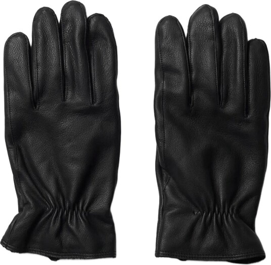 Selected Slmlogan Leather Glove - BLACK - M/L