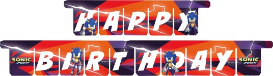 Santex Girlander Happy Birthday Sonic Prime™ 9839 0-99