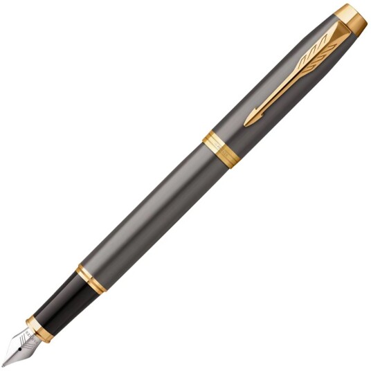 Parker IM Grey/Gold Fyllepenn Medium