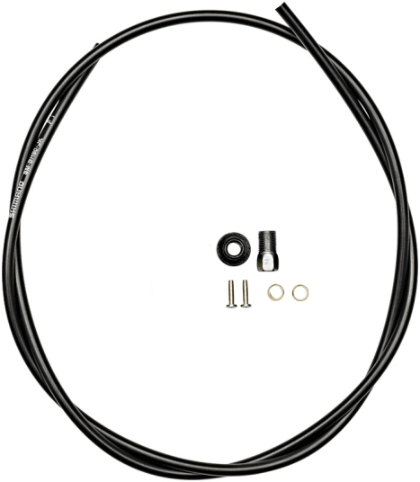 Shimano Bremseslange 1000mm. SM BH90 Sort Rett Kobling