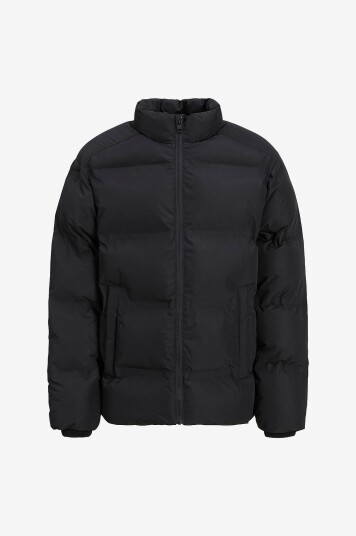 Jack & Jones Junior Pufferjakke jjeSoho Puffer Collar Jnr Svart