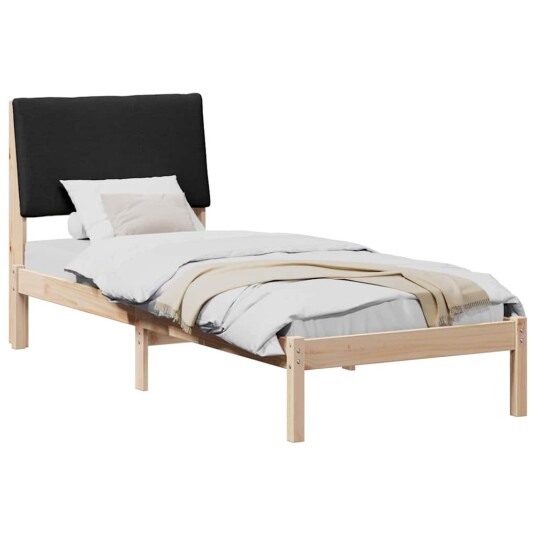 Sengestamme Brunt og svart 75 x 190 cm Heltre furu