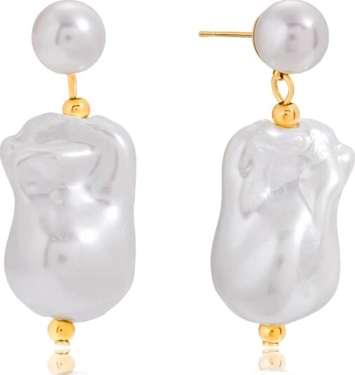 Céleste Earrings Violina 18K Gold