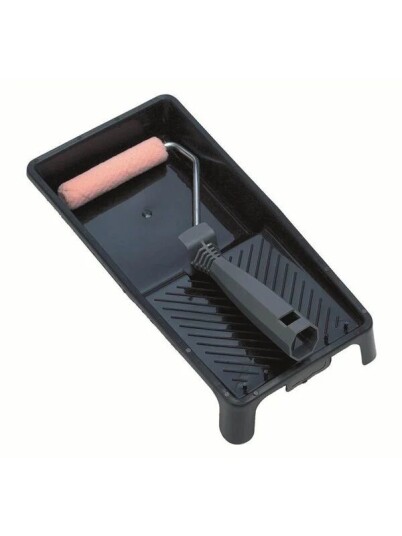 Vikan Paint Roller Set Paint Tray Roller And Paint Hanger 100 mm Vikan Paint Roller Set Paint Tray Roller And Paint Hanger 100 mm