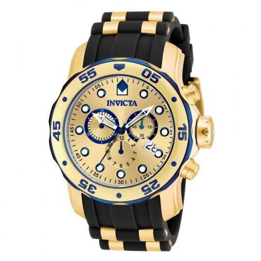 Invicta Herreklokke 17887 Pro Diver Gull/Gulltonet stål Ø48 mm Invicta Herreklokke 17887 Pro Diver Gull/Gulltonet stål Ø48 mm