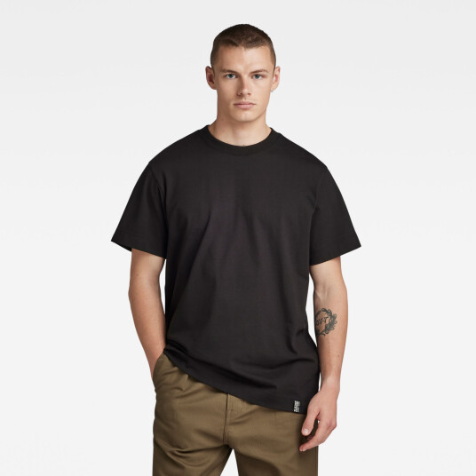 G-Star RAW Essential Loose T-Shirt - Black - Men M Black male
