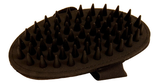 KW Gummibørste 12cm for Pelspleie til Hund - Svart KW Gummibørste 12cm for Pelspleie til Hund - Svart
