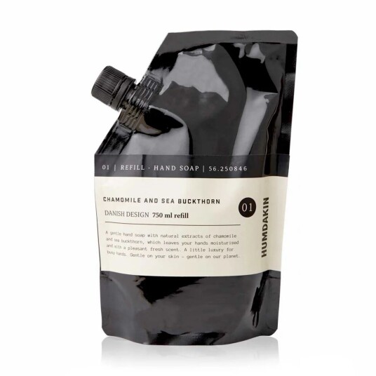 Humdakin håndsåpe refill 750 ml Chamomille & sea buckthorn