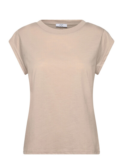 Coster Copenhagen Cc Heart Basic Round Neck T Shirt   Beige   XS