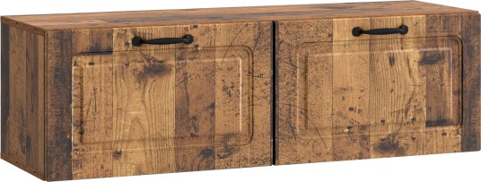 Vegghengt TV skap Gammelt tre 98 x 31 x 30 cm Konstruert tre Vegghengt TV skap Gammelt tre 98 x 31 x 30 cm Konstruert tre