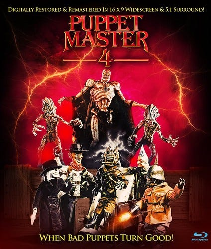 Puppet Master 4 Bluray