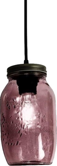 Frutta Glass Høyde 21 Cm Plommefarget
