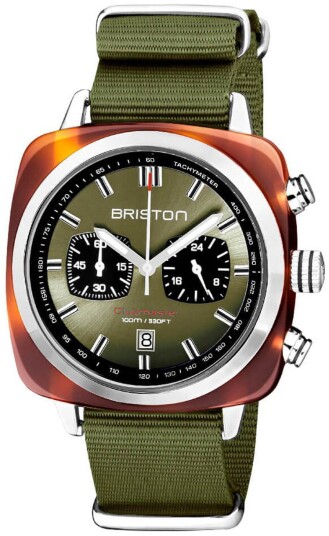 Briston Herreklokke 20142.SA.TS.26.NOL Sport Grønn/Tekstil Briston Herreklokke 20142.SA.TS.26.NOL Sport Grønn/Tekstil