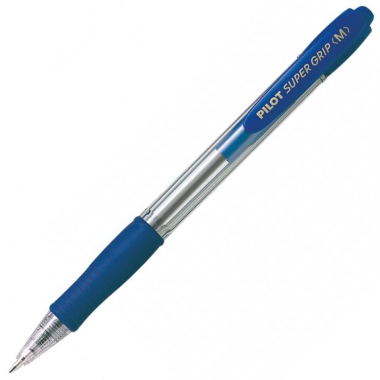 Pilot Kulepenn Super Grip Medium Black Pilot Kulepenn Super Grip Medium Black