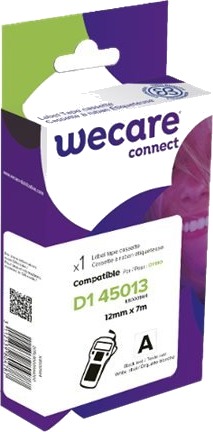Wecare Connect Hvit Bakgrunn Med Svarte Bokstaver Rull 1,2 Cm X 7 M 1 KassettEr Merketape For Dymo Labelmanager 210D 280 360D 420P 500Ts Pnp Wireless Pnp Dymo Labelwriter 450 Wecare Connect Hvit Bakgrunn Med Svarte Bokstaver Rull 1,2 Cm X 7 M 1 KassettEr Merketape For Dymo Labelmanager 210D 280 360D 420P 500Ts Pnp Wireless Pnp Dymo Labelwriter 450