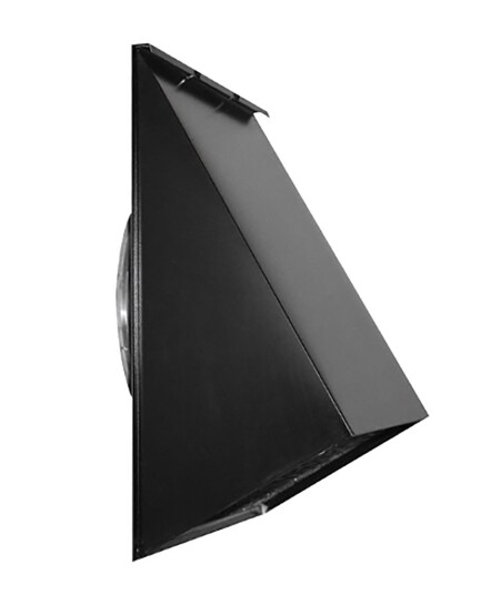 ABC Vent ABC VK Utvendig veggdeksel hvit Ø 125 mm Ventilasjon