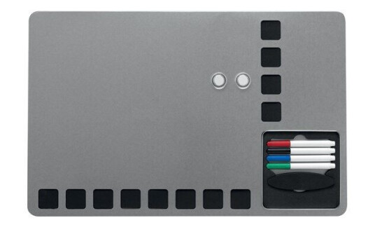 Nobo Quartet combo board - 610 x 390 mm - black silver