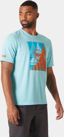 Helly Hansen Hp Race T skjorte Til Seiling Herre Blå 2XL