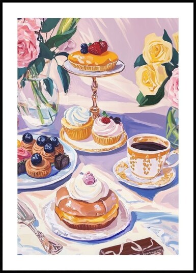 Dessert Table Plakat Plakat / 70x100cm
