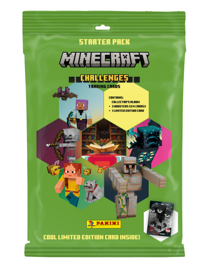 Samlekort Minecraft Challenge Startpakke