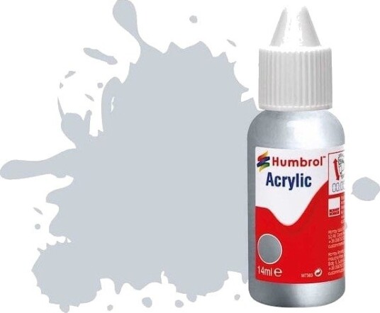 Humbrol Akryl No 56 Aluminium - Metallic 14ml Dropper Bottle