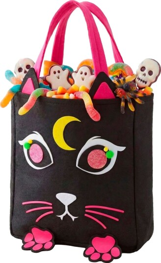Svart Katt - Halloween Godteripose (24x23 cm) Svart Katt - Halloween Godteripose (24x23 cm)