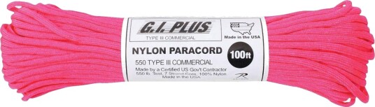 Rothco Paracord Nylon 30m Rosa