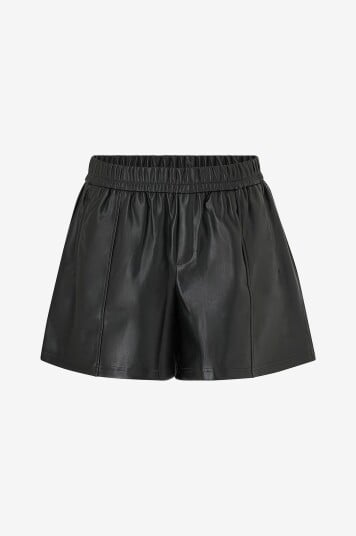 Zizzi Shorts eAlina Abk PU Svart