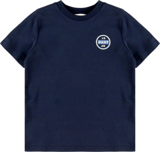 Gant Kids Gant New Haven Graphic Ss T Shirt Navy 152