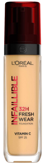 L'Oréal Paris Infaillible 32H Liquid Foundation 140 Golden Beige - Fuktighetsgivende og langvarig L'Oréal Paris Infaillible 32H Liquid Foundation 140 Golden Beige - Fuktighetsgivende og langvarig