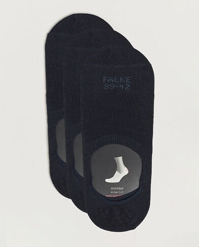 Falke 3-pack Casual High Cut Sneaker Socks Dark Navy