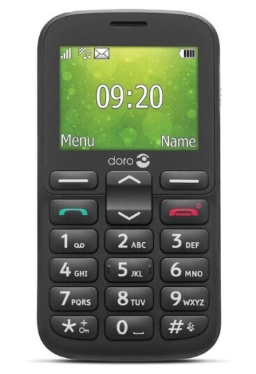 Doro Easy Mobile 1380 Svart Mobiltelefon