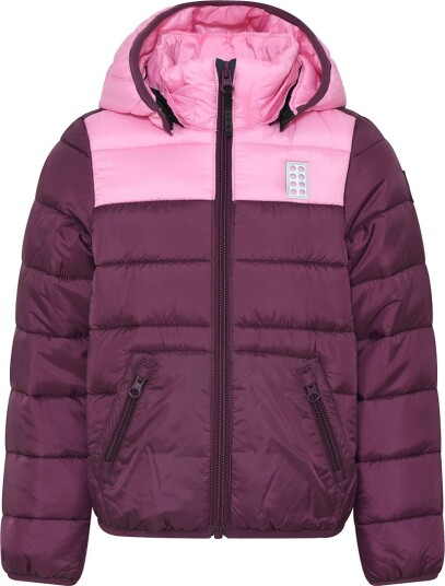 LEGO® Wear Polstret Jakke LWJesse 602 Bordeaux LEGO® Wear 4 år (104) Dunjakke Rosa Rød