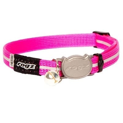 Kattinorge Rogz Alleycat halsbånd Rosa XS