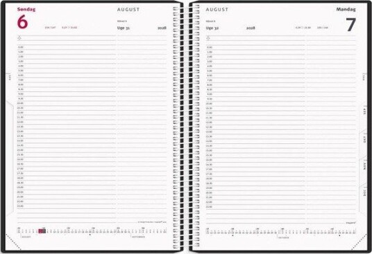 Mayland Timekalender sort PP plast 2028