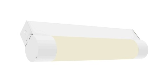 Titan 40 vegglampe for baderom 12W 2700 Kelvin IP44 m/stikkontakt Dimbar Hvit