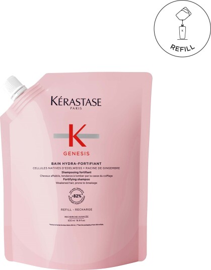 Kérastase Genesis Introduksjon Shampo 500ml for Skadet Hår og Håravfall