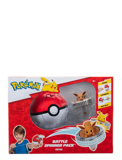 Pokémon Battle Spinner Eevee med Pokéball - Rosa - Figurer for 4+ Pokémon Battle Spinner Eevee med Pokéball - Rosa - Figurer for 4+
