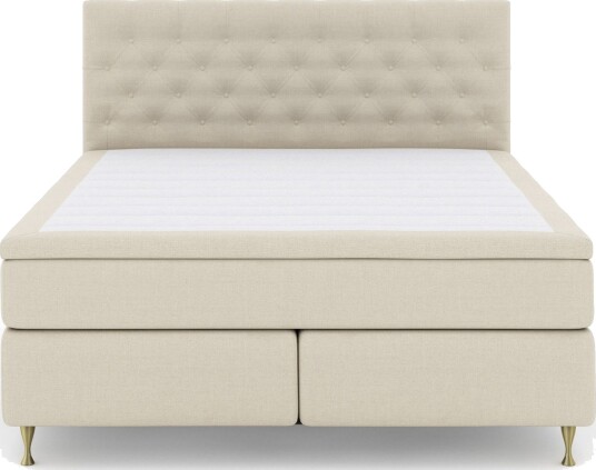 Select No 6 Komplett Sengepakke 180x200 F/M Lateks/Memory - Beige/Gullben