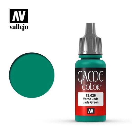Vallejo Game Color Jade Green 17ml Akrylmaling for Modellbygging