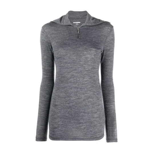 Jil Sander Dame Topper Grå L Jil Sander Dame Topper Grå L