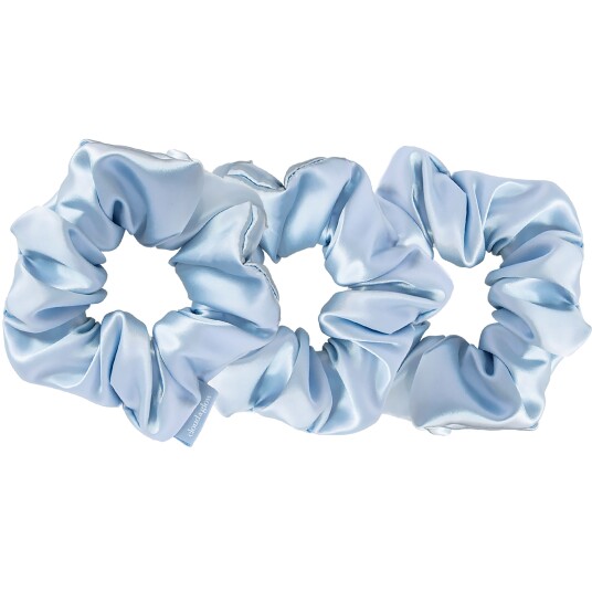 Cloud & Glow Spring Collection Silk Scrunchies 4 cm Sky Blue Cloud & Glow Spring Collection Silk Scrunchies 4 cm Sky Blue