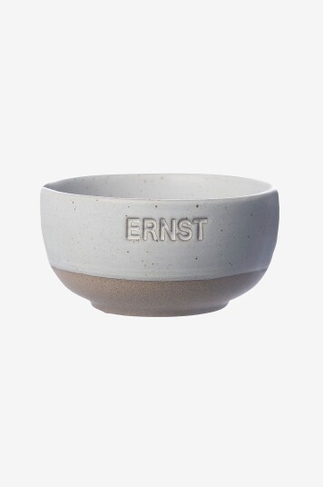 ERNST Skål d8 h4 cm vit/natur botten 3 pk Hvit ERNST Skål d8 h4 cm vit/natur botten 3 pk Hvit