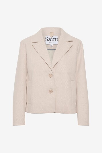 Saint Tropez   Jakke VivianSZ Short Coat   Hvit