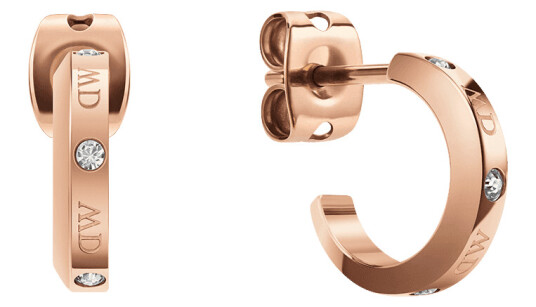 Daniel Wellington DW Lumine Earrings One Size Roségull