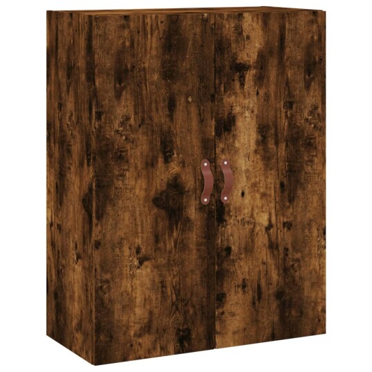 vidaXL Highboard røkt eik 69,5x34x180 cm konstruert tre 8720845409616